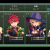 RPGツクールMZのHDレイアウトのメニュー画面