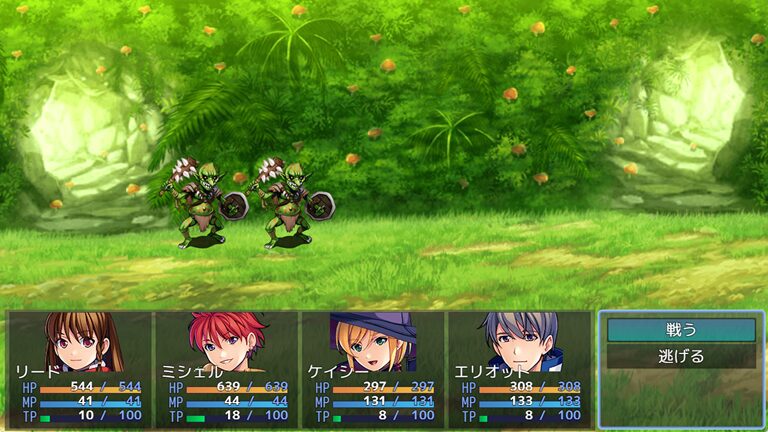 バトル画面の顔グラ